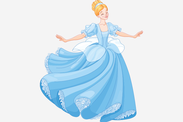 Cinderalla in ball gown