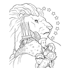 Gang from Narnia coloring page