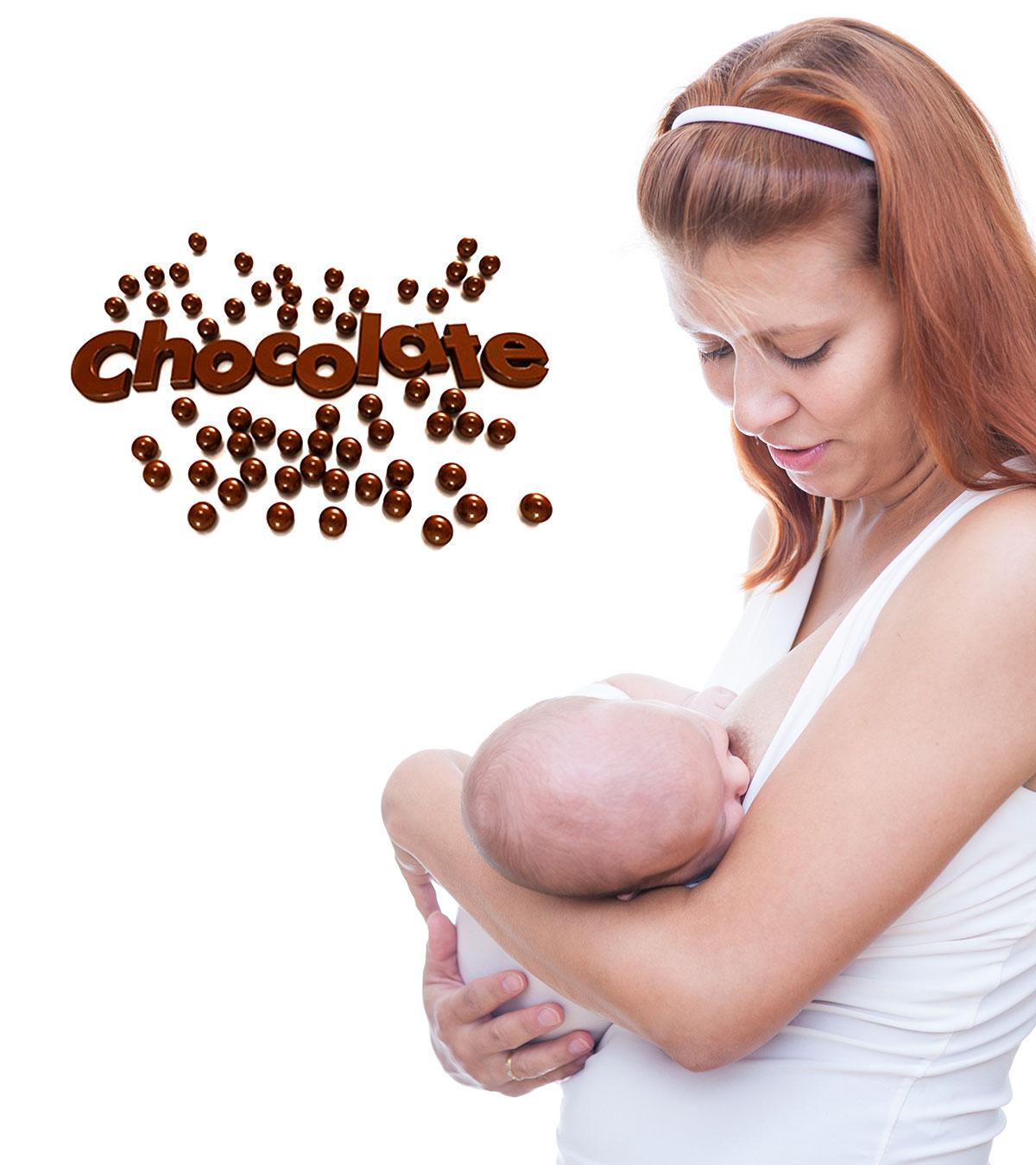 A lady breastfeeding her baby