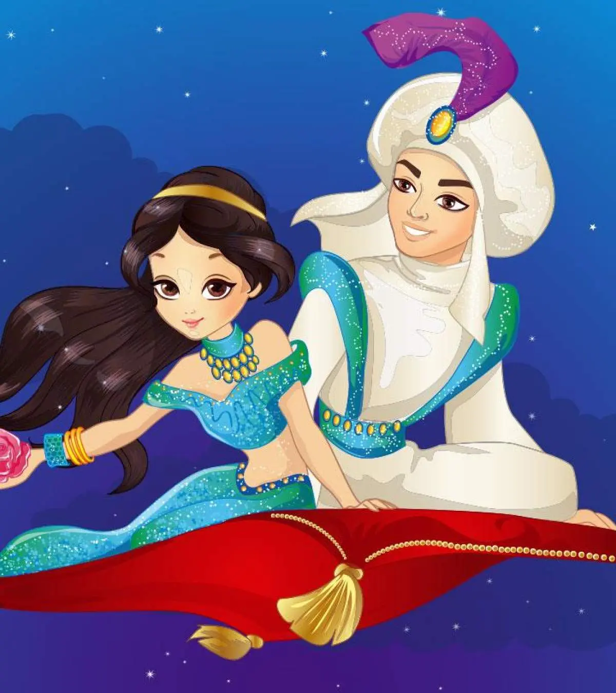 'The Story Of Aladdin And Princess Jasmine' For Kids