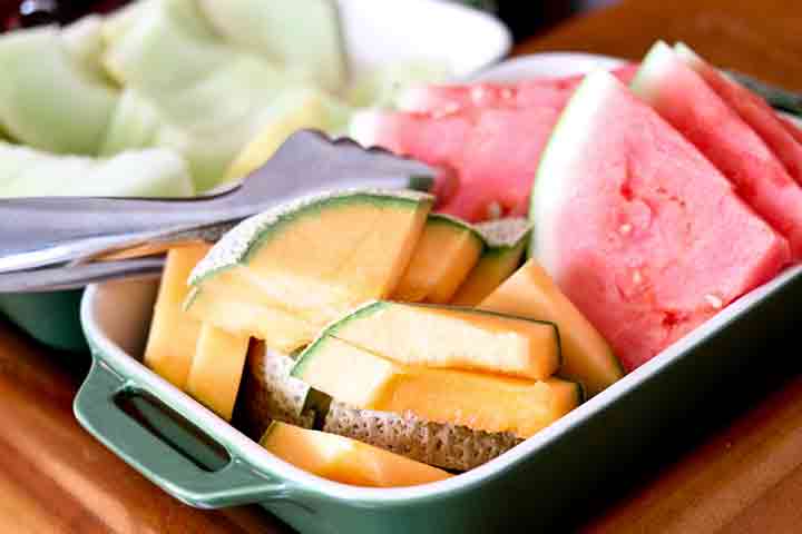 Include cantaloupe and melons in their diet