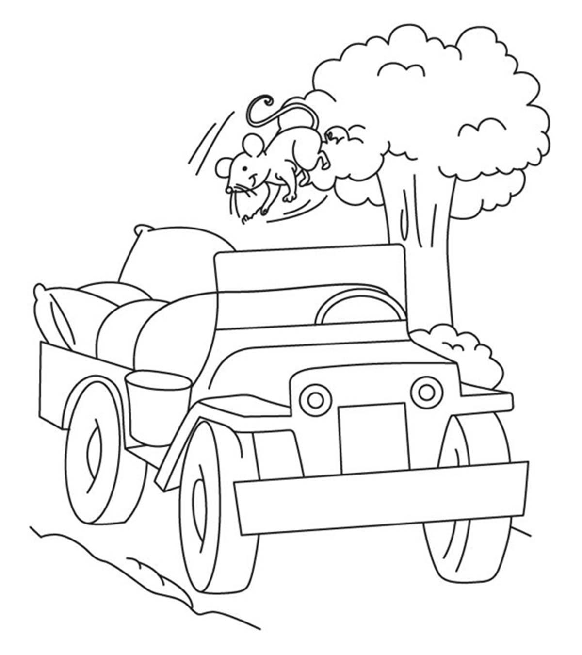 Top 10 Jeep Coloring Pages For Your Little Ones