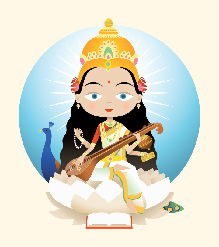 43 Best Names Of Hindu Goddess Saraswati For Your Baby Girl