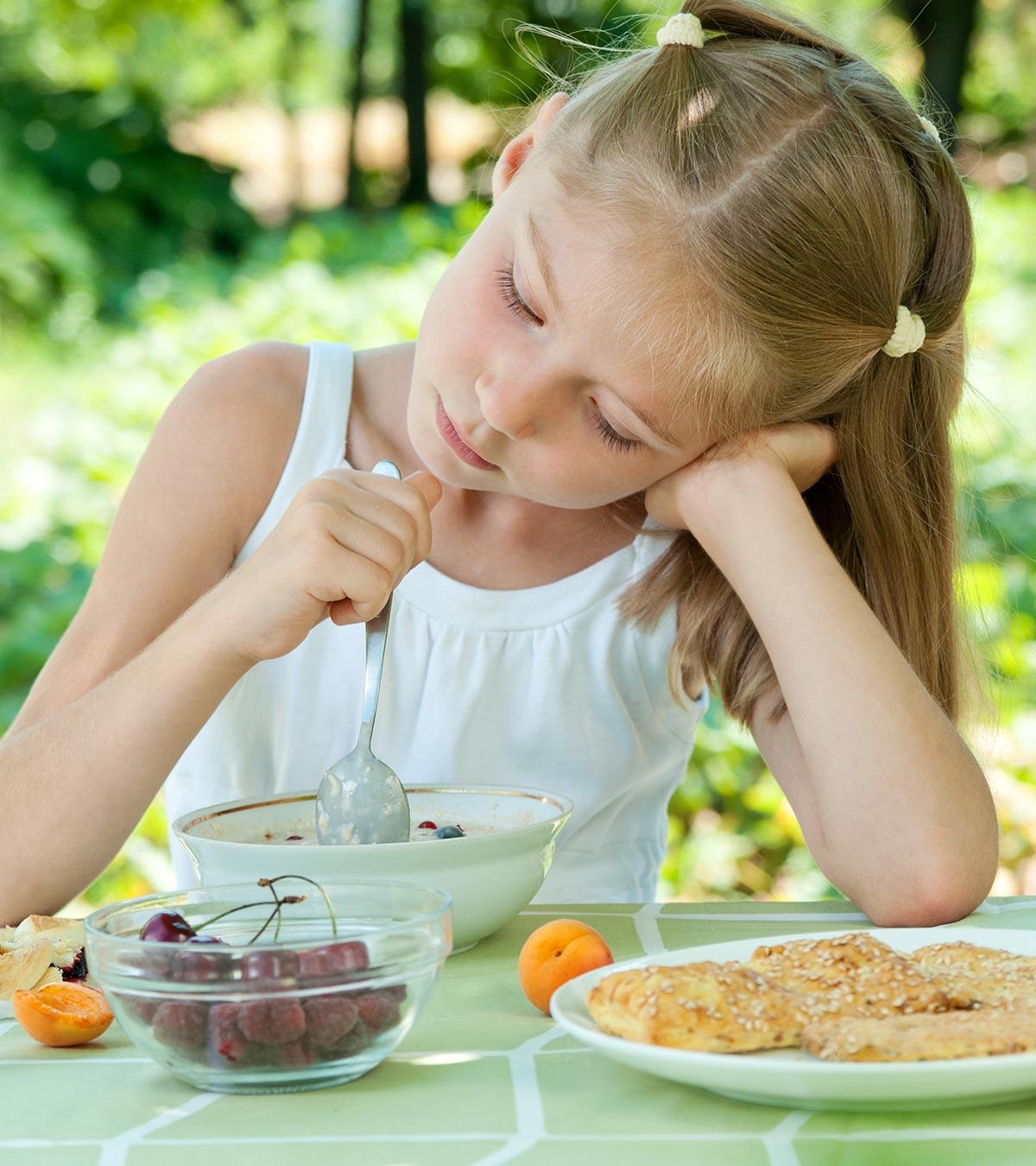 A child suffering from a metabolic disorder