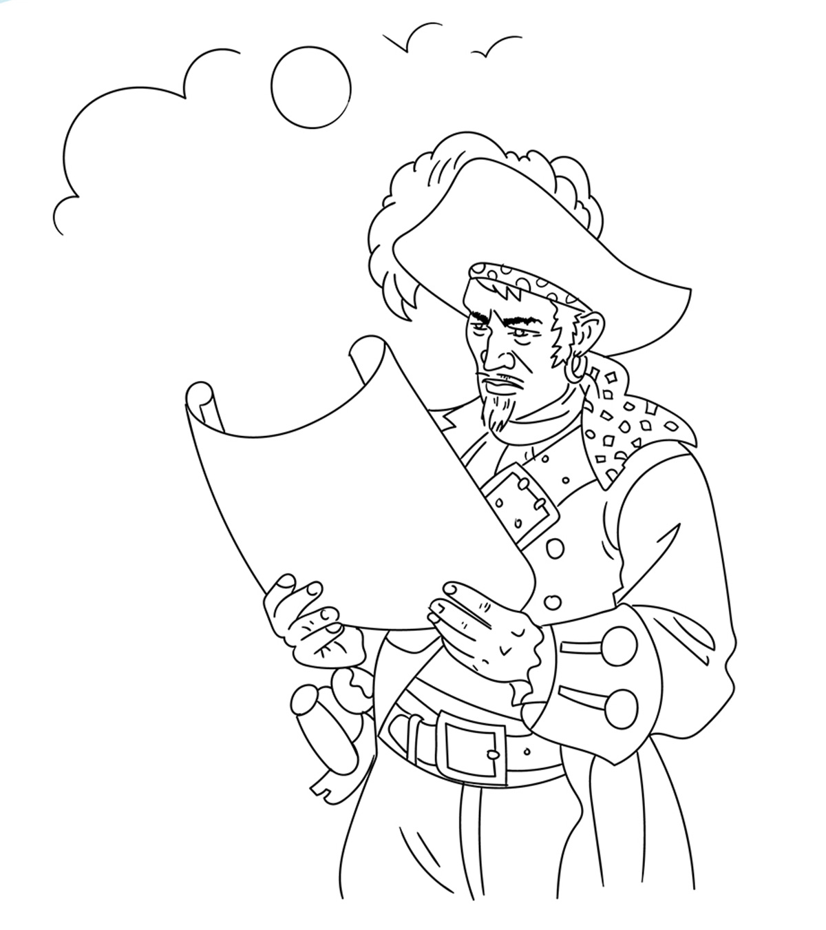 Top 10 Pirates Of The Caribbean Coloring Pages For Your Little Ones_image