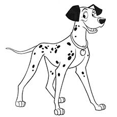 Pongo in 101 Dalmatians coloring page