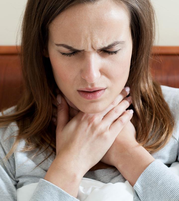 Women Suffering From Sore Throat While Breastfeeding