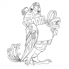 Nigel from Rio movie coloring page