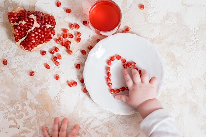 Pomegranate juice to deals 6 months baby