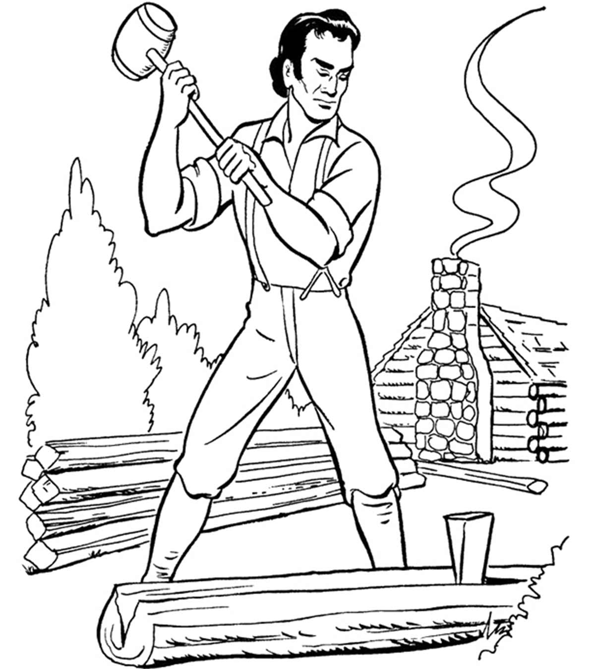Top 10 Abraham Lincoln Coloring Pages For Your Toddler_image