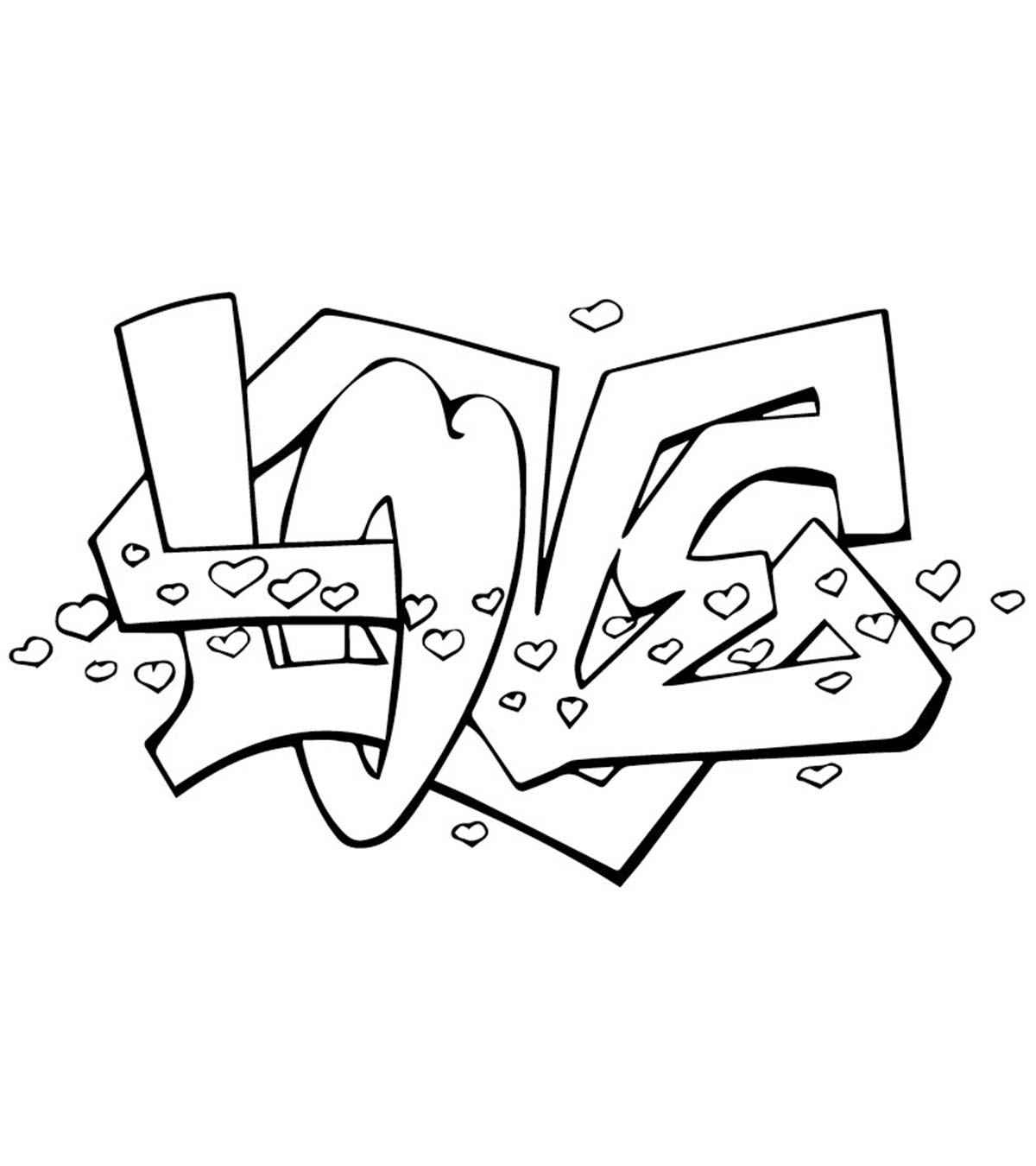 Top 10 Graffiti Coloring Pages For Your Little Ones_image
