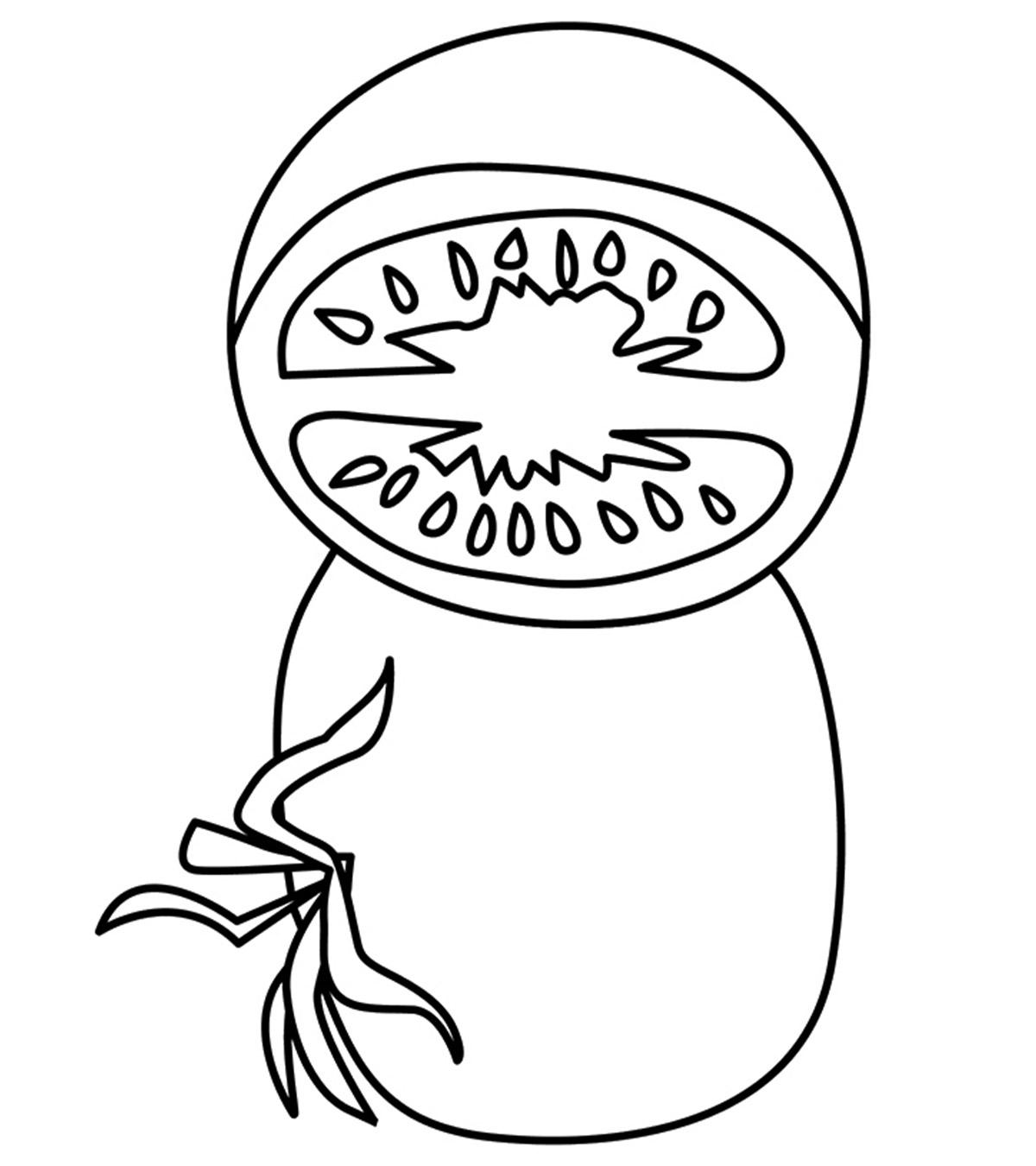 Top 10 Tomato Coloring Pages Your Toddler Will Love To Color_image