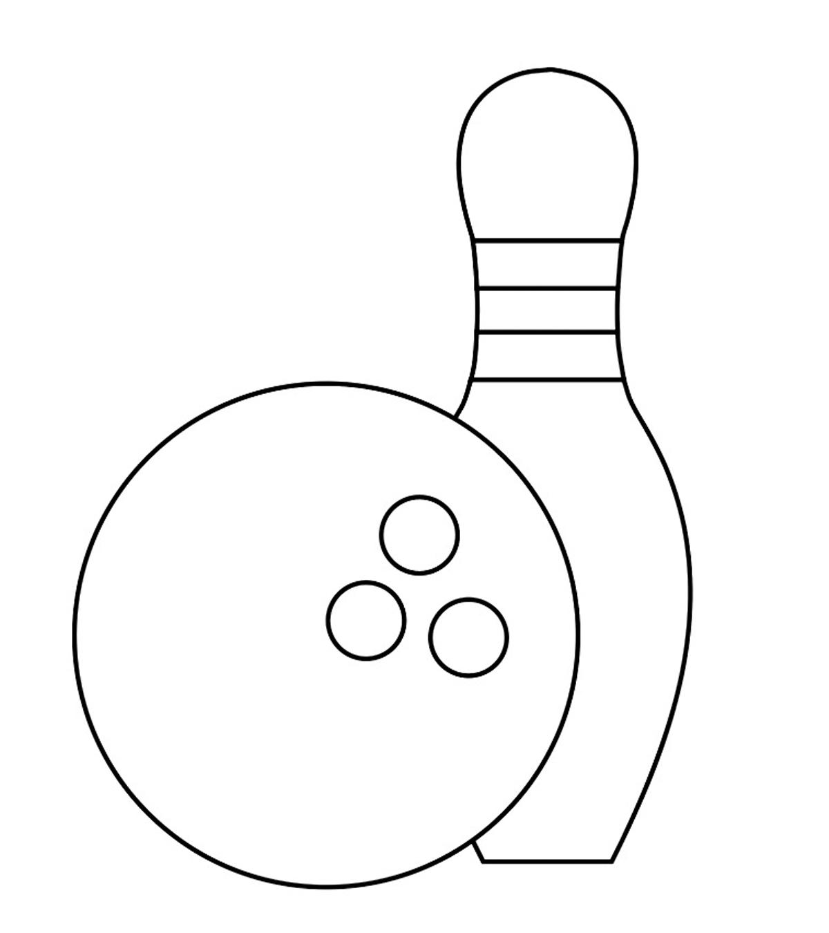 10 Amazing Bowling Coloring Pages For Your Toddler_image