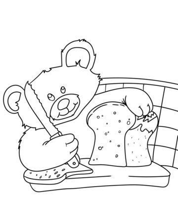 10 Yummy Bread Coloring Pages For Your Little One