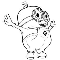 Bob, Minions coloring page