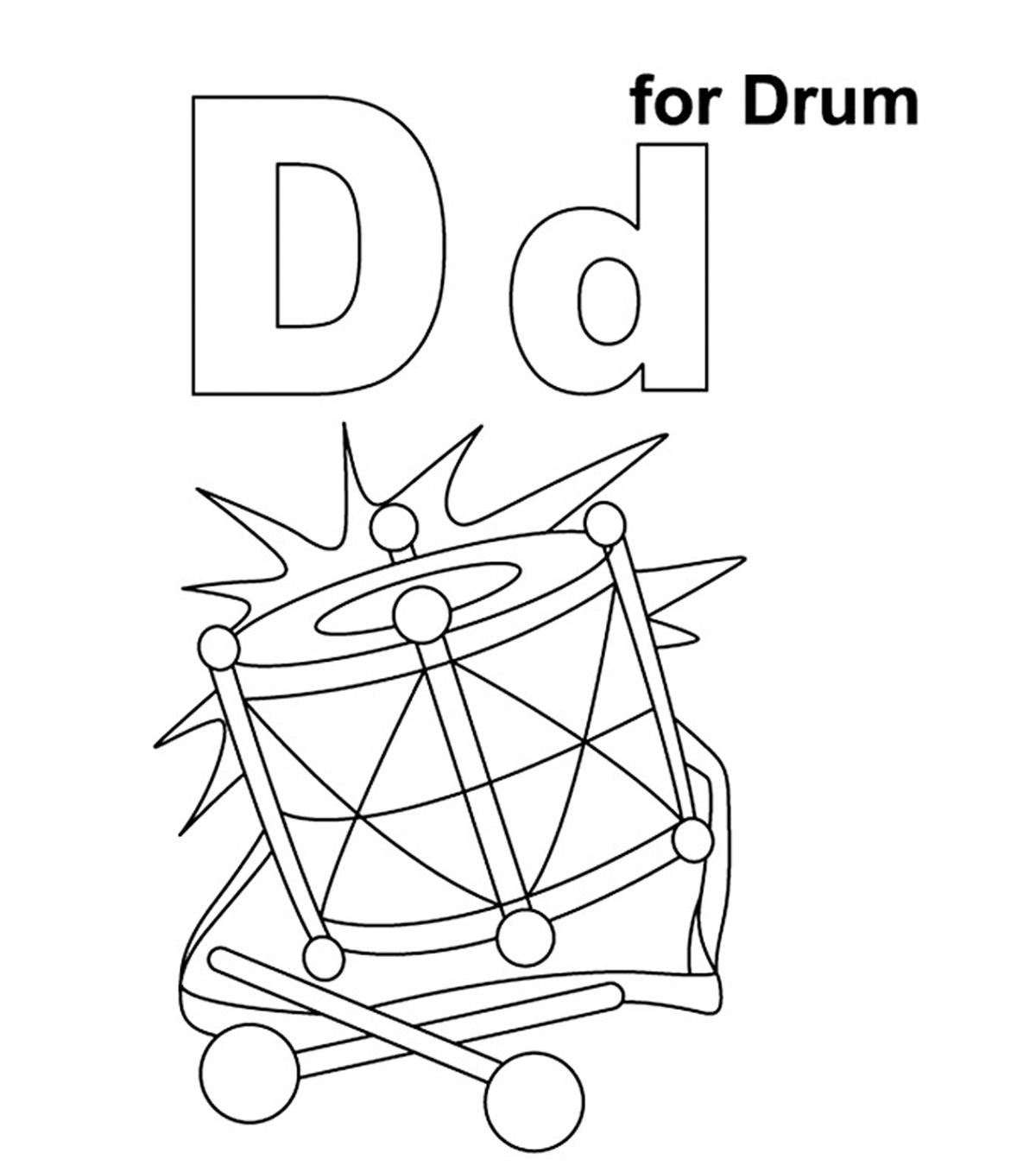 10 Best Drums Coloring Pages For Your Little One_image