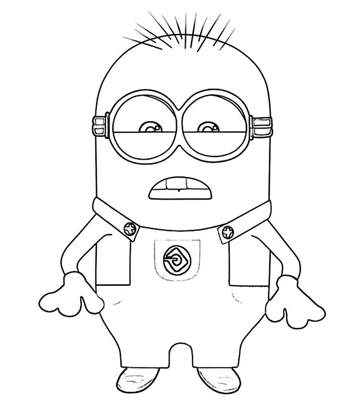 35 Cute Minions Coloring Pages For Your Toddler_image