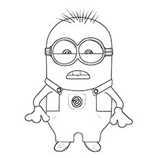 Jerry, minions coloring page