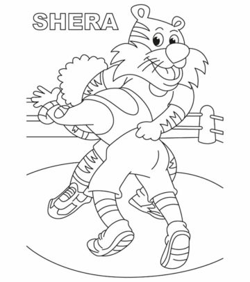 Top 10 Wrestling Coloring Pages For Your Little One