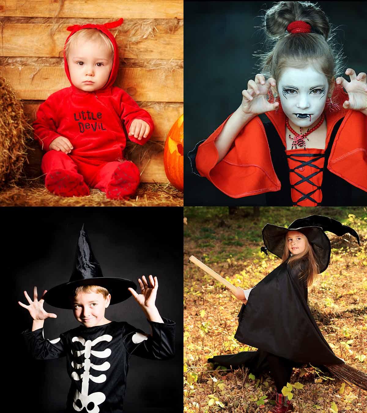 Kids In Halloween Costume