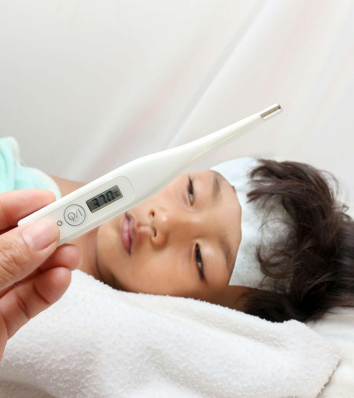 Child Suffering From Dengue Fever