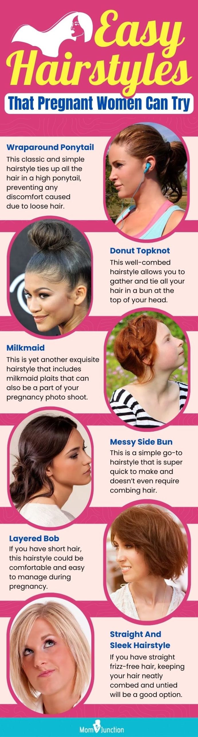 8 Fabulous Hairstyles For Pregnant Women