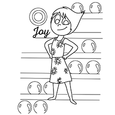 Joy, Inside Out coloring page