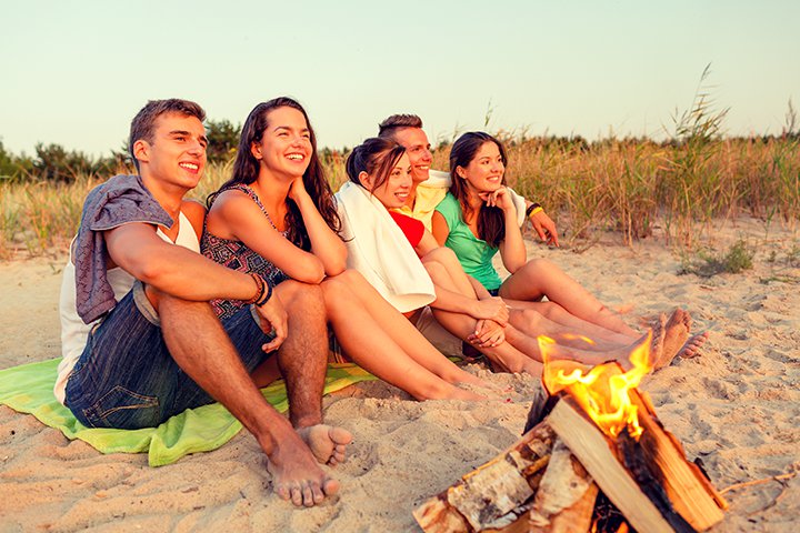 Plan a bonfire as Friday activities for teens