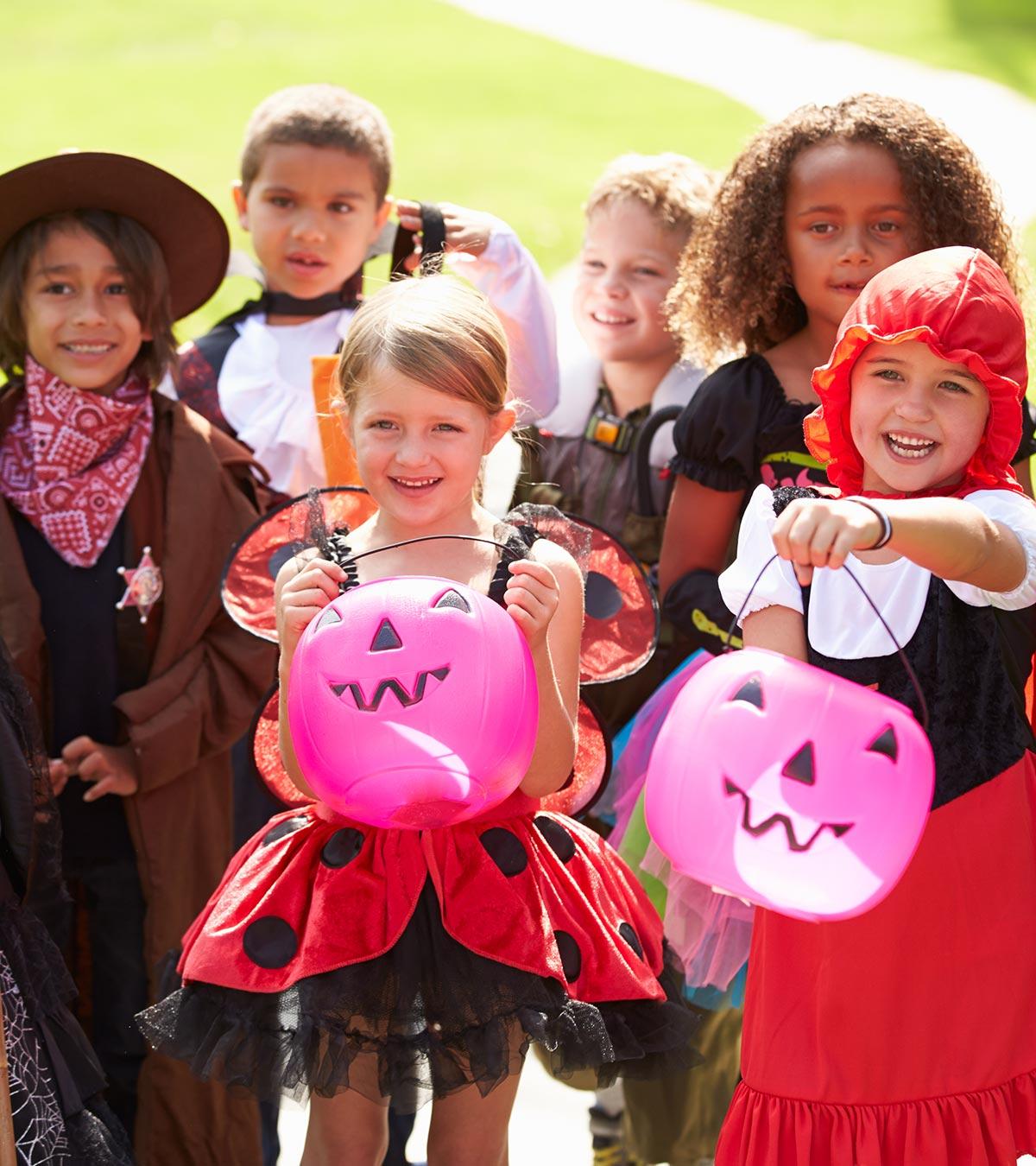 Kids are celebrating Halloween