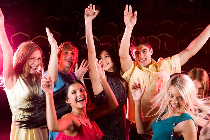 Dancing mate, New year eve games for teens