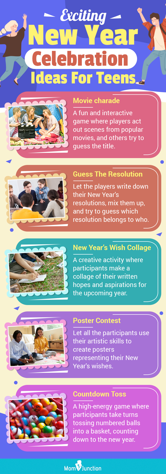 exciting new year celebration ideas for teens (infographic)