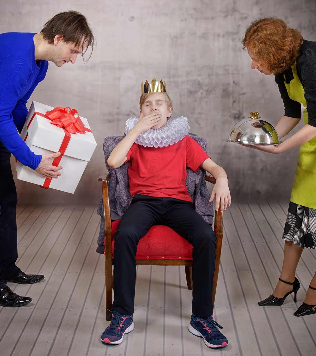 Permissive Parenting - Parents Presenting Gifts To Their Child