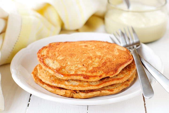 Whole grain pancakes, healthy snacks for teenagers