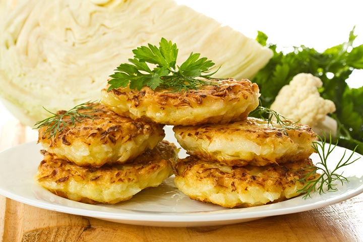 Cabbage pancakes for pregnant women