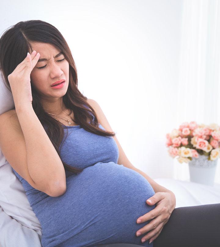 Pregnant Woman Learning About Norovirus Infections