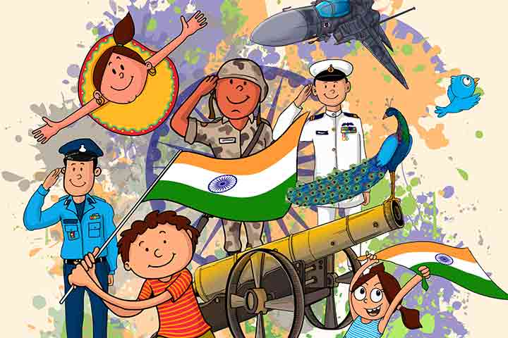 INDEPENDENCE DAY DRAWING – India NCC
