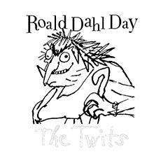The Twits Roald Dahl coloring page