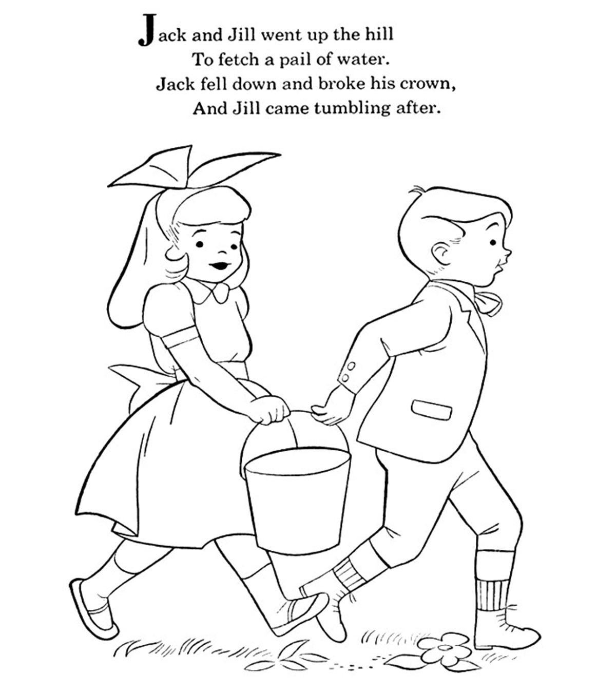 Top 10 Jack And Jill Coloring Pages For Your Little One_image