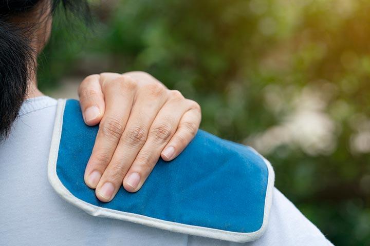 Use of cold packs on the injured area may relieve muscle injuries