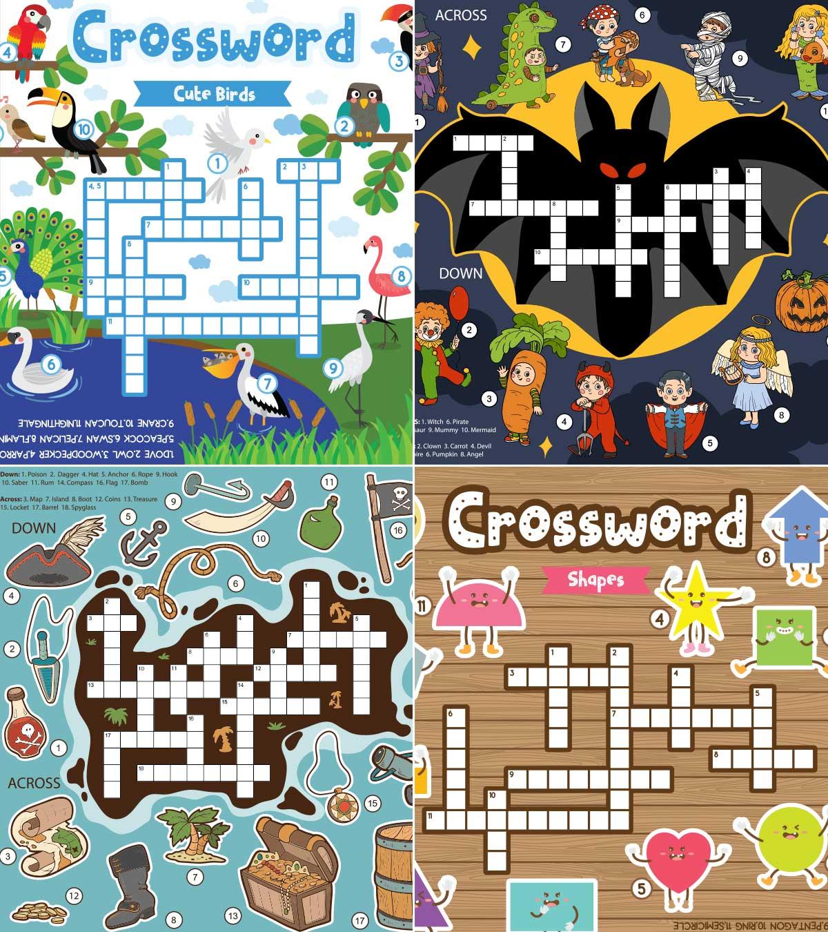 Crossword Puzzles For Kids