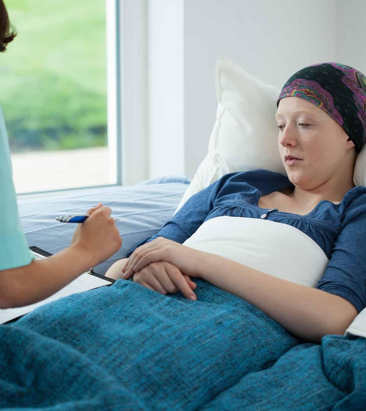 A Teenager Suffering From Brain Tumor