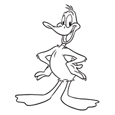 Daffy Duck coloring page