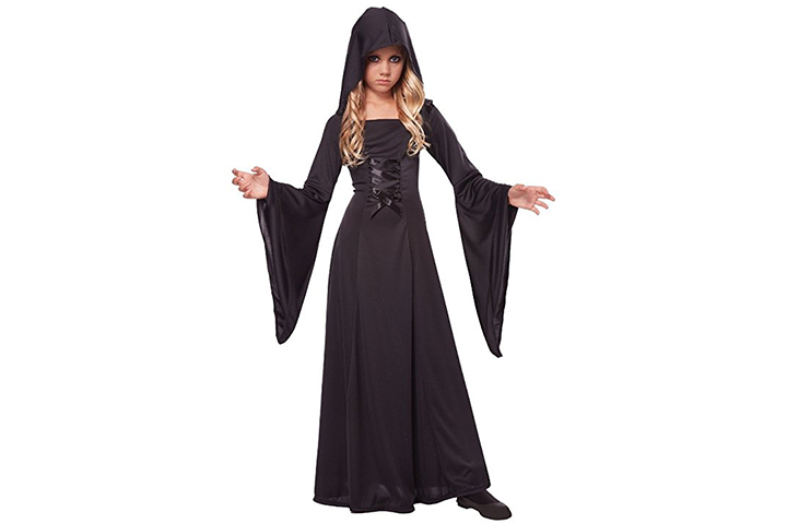 Hooded robe vampire dress for kids
