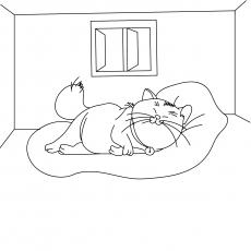 Mochi from Big Hero 6 coloring page