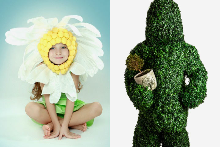 Nature themed fancy dress idea for kids