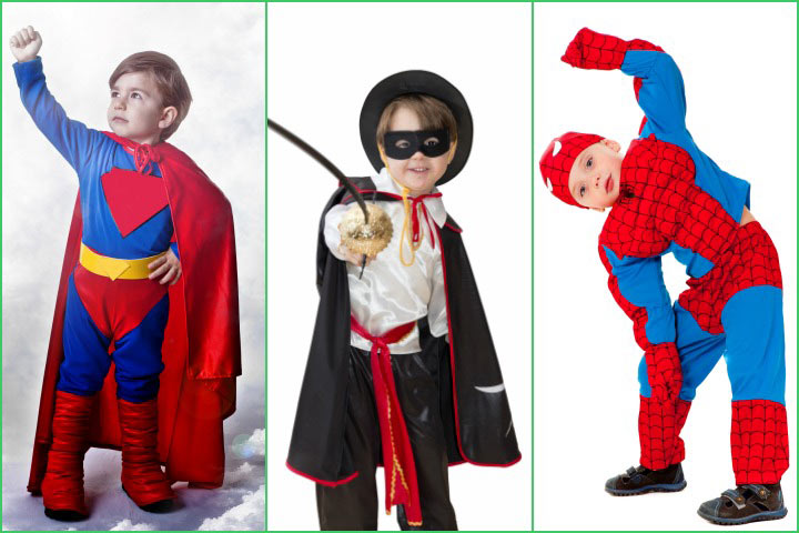 Superhero fancy dress idea for kids
