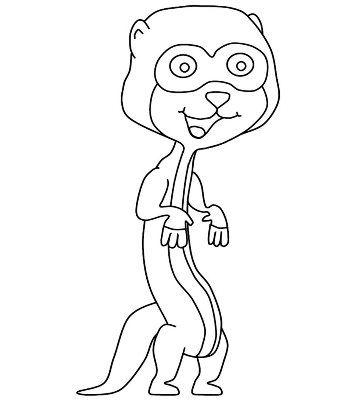 Top 10 Meerkat Coloring Pages_image