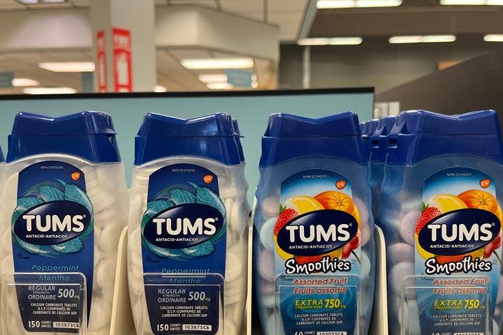 Tums while breastfeeding 2025