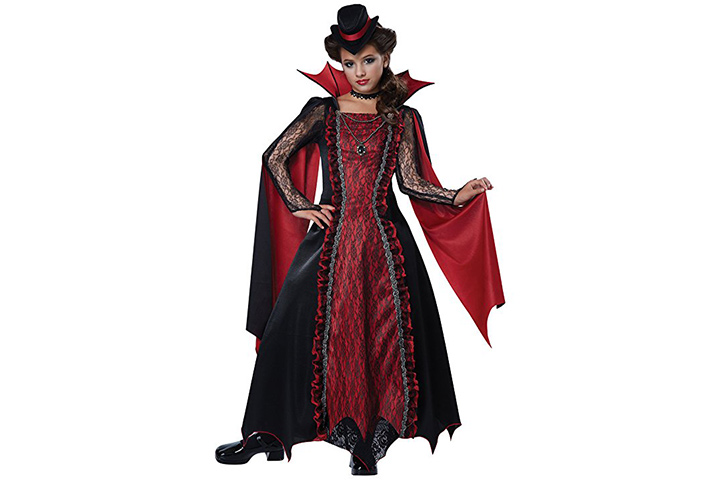 Victorian vampire gown for kids