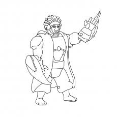 The superhero Wasabi of Big Hero 6 coloring page